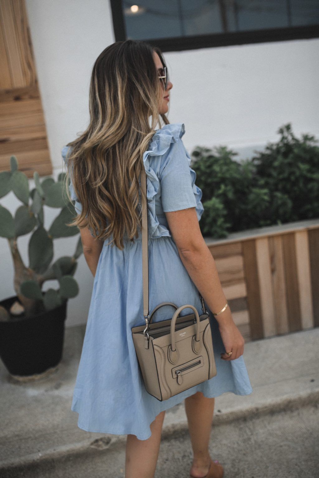 A Ruffled Chambray Dress _ The Teacher Diva_ a Dallas Fashion Blog featuring Beauty & Lifestyle.jpg