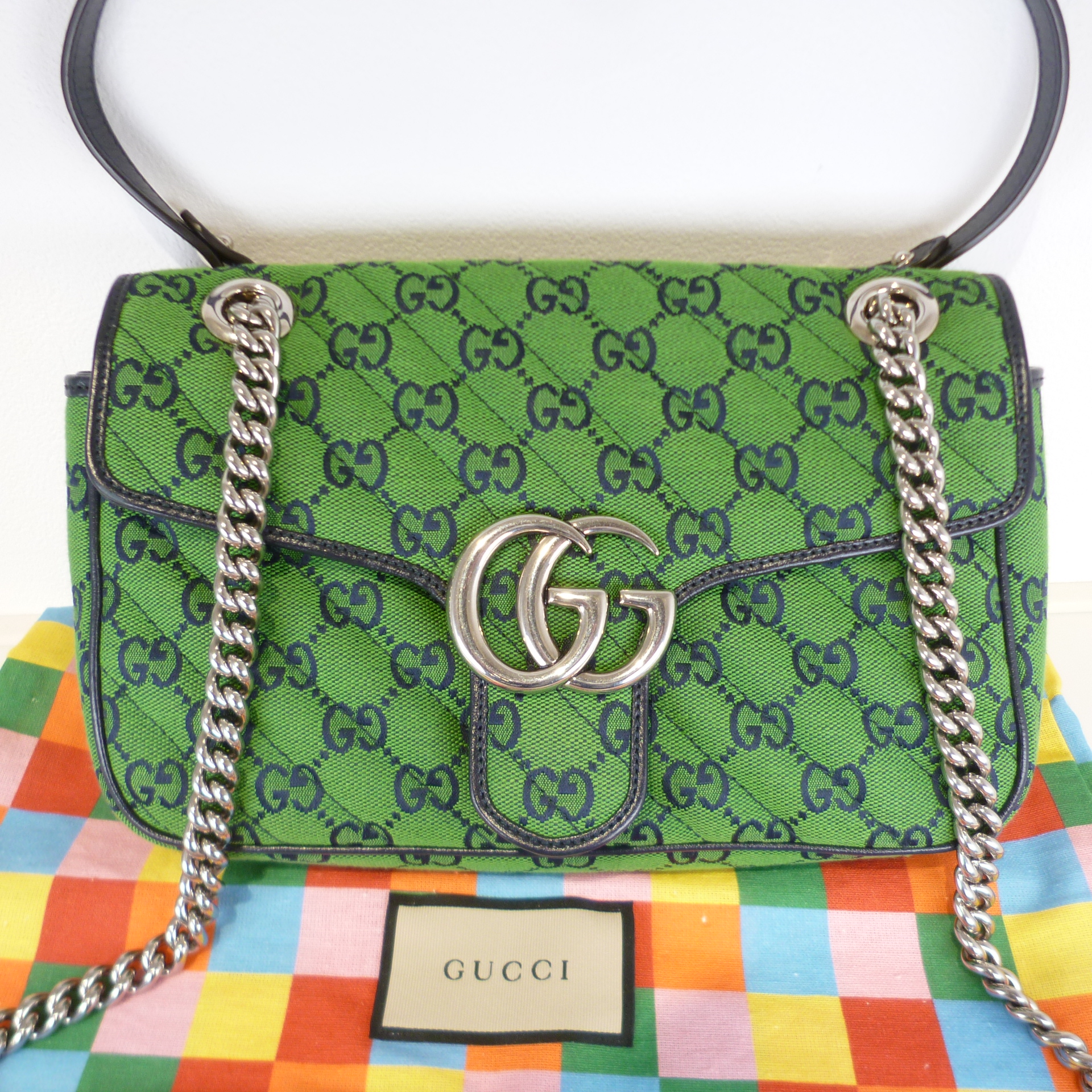 GUCCI_ショルダーバッグ緑